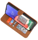 Wallet Cases Hoesje voor Samsung Galaxy A22 5G Bruin