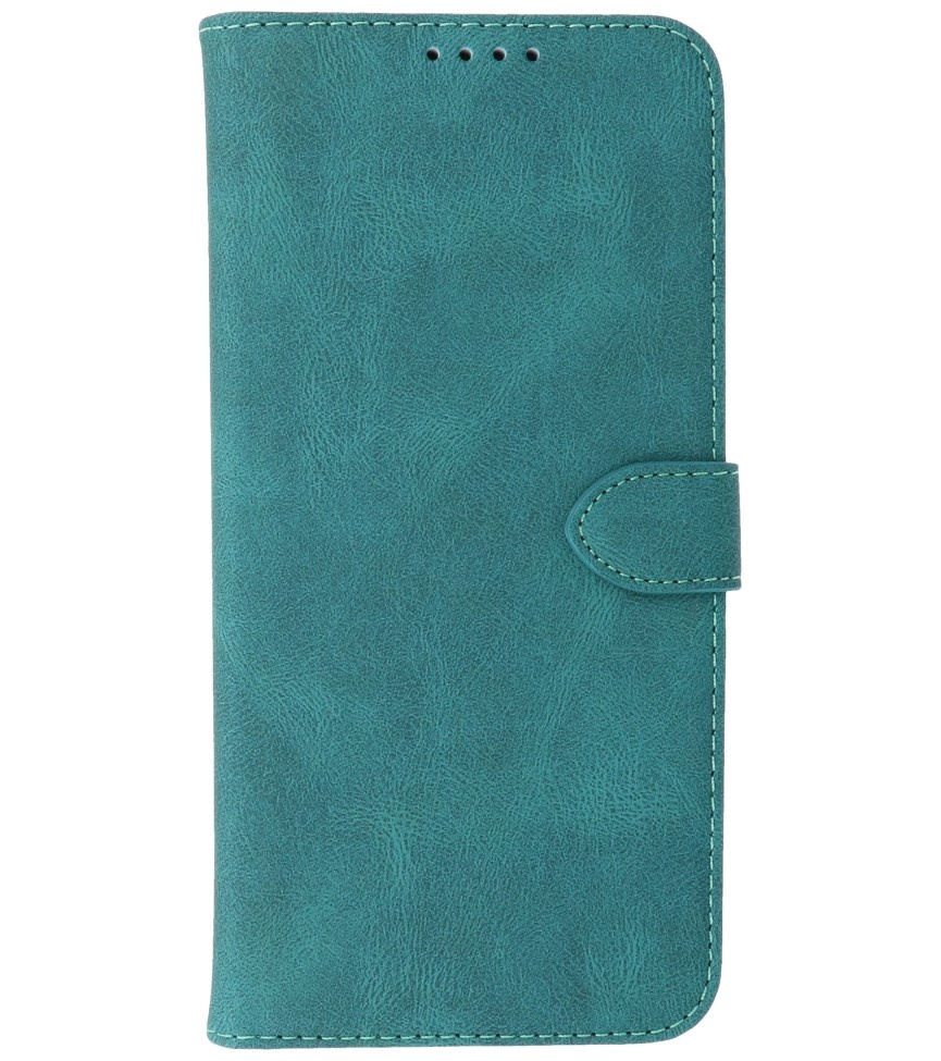 Etui portefeuille pour Samsung Galaxy A22 5G vert foncé