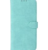 Wallet Cases Hoesje voor Samsung Galaxy A22 5G Turquoise