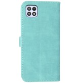 Tegnebog Etui til Samsung Galaxy A22 5G Turkis