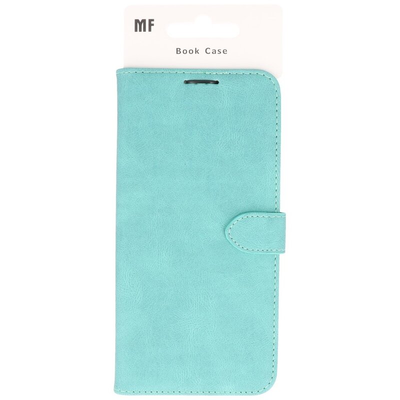 Wallet Cases Hoesje voor Samsung Galaxy A22 5G Turquoise