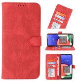 Custodie a portafoglio Cover per Samsung Galaxy A22 5G Rosso