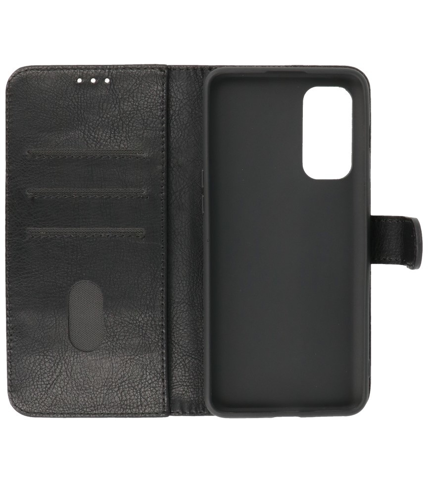 Custodie a portafoglio Bookstyle Custodia per OnePlus Nord 2 5G nera