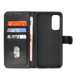 Bookstyle Wallet Cases Hülle für OnePlus Nord 2 5G Schwarz