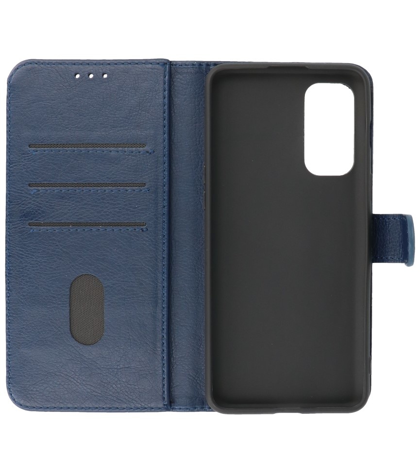Estuche Bookstyle Wallet Cases para OnePlus Nord 2 5G Azul marino