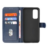 Bookstyle Wallet Cases Hoesje voor OnePlus Nord 2 5G Navy