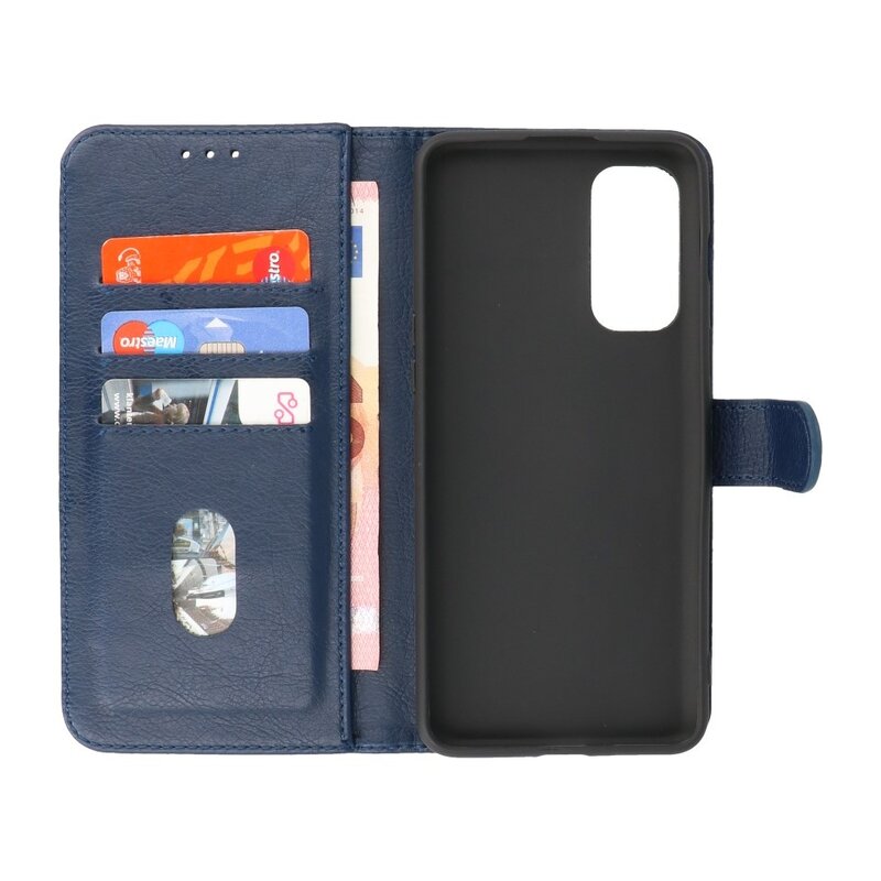 Bookstyle Wallet Cases Hoesje voor OnePlus Nord 2 5G Navy