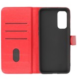 Bookstyle Wallet Cases Case for OnePlus Nord 2 5G Red