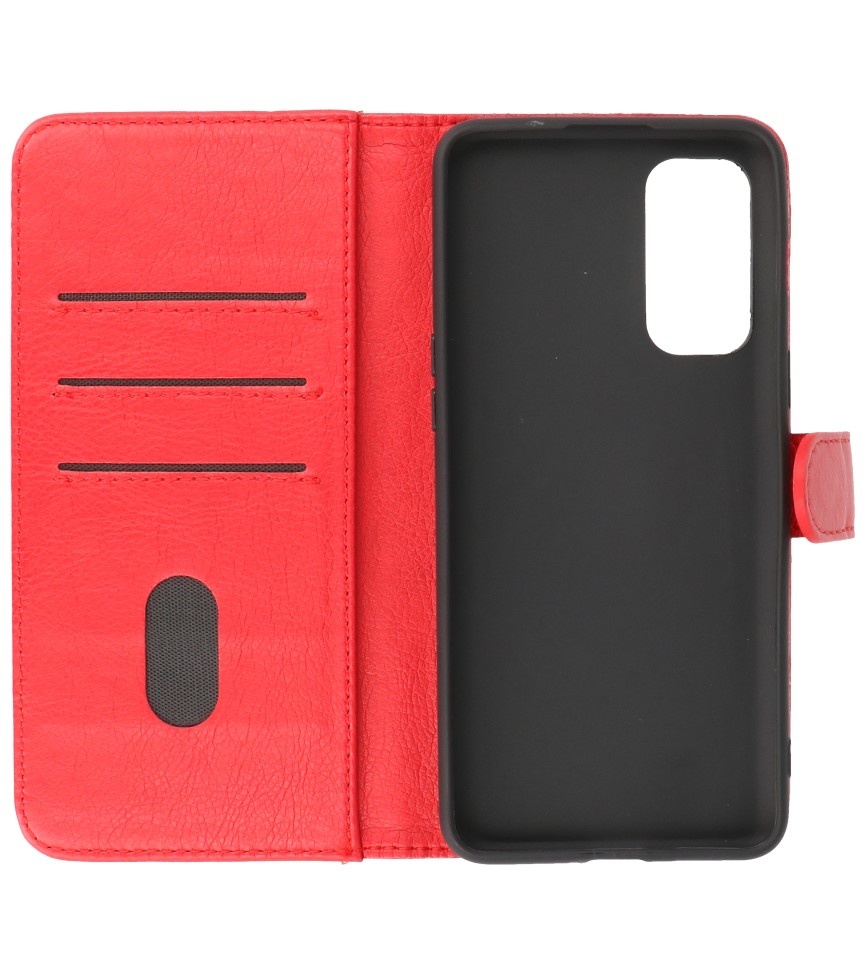 Bookstyle Wallet Cases Hülle für OnePlus Nord 2 5G Rot