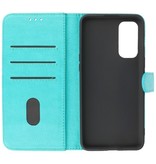 Bookstyle Wallet Cases Hülle für OnePlus Nord 2 5G Grün