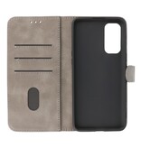 Bookstyle Wallet Cases Hülle für OnePlus Nord 2 5G Grau