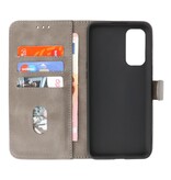 Bookstyle Wallet Cases Hülle für OnePlus Nord 2 5G Grau
