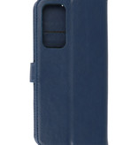 Bookstyle Portemonnaie Hüllen Hülle Motorola Moto Edge 20 Navy