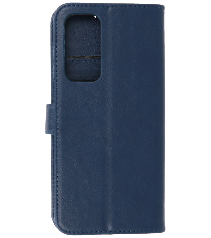 Bookstyle Portemonnaie Hüllen Hülle Motorola Moto Edge 20 Navy