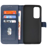 Bookstyle Wallet Cases Case Motorola Moto Edge 20 Azul marino