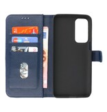 Bookstyle Tegnebog Etui Motorola Moto Edge 20 Navy
