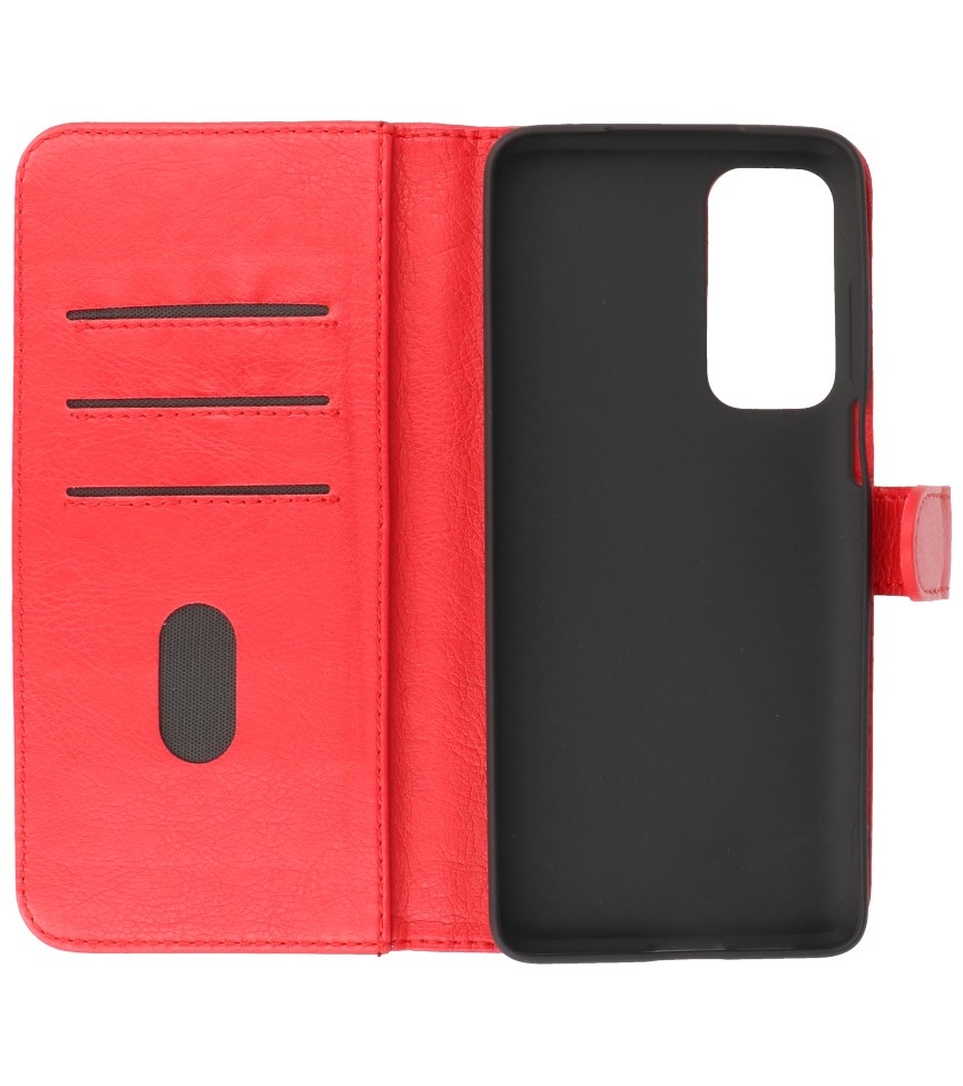 Bookstyle Wallet Cases Case Motorola Moto Edge 20 Red