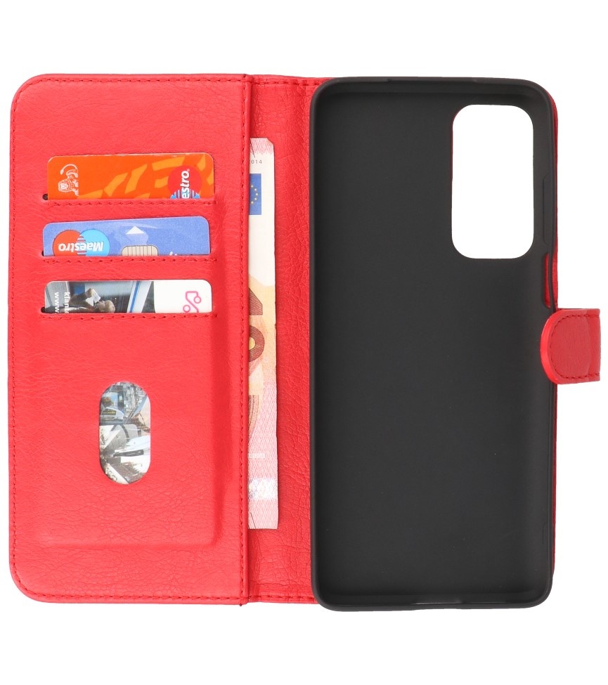 Bookstyle Wallet Cases Case Motorola Moto Edge 20 Red