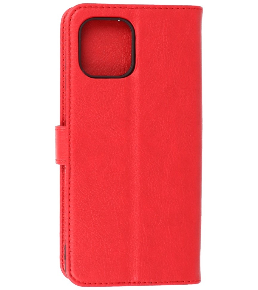 Custodie a portafoglio Bookstyle Custodia Motorola Moto Edge 20 Lite Rossa