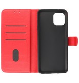 Bookstyle Wallet Cases Hülle Motorola Moto Edge 20 Lite Rot