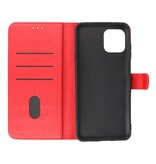 Bookstyle Wallet Cases Etui Motorola Moto Edge 20 Lite Rouge