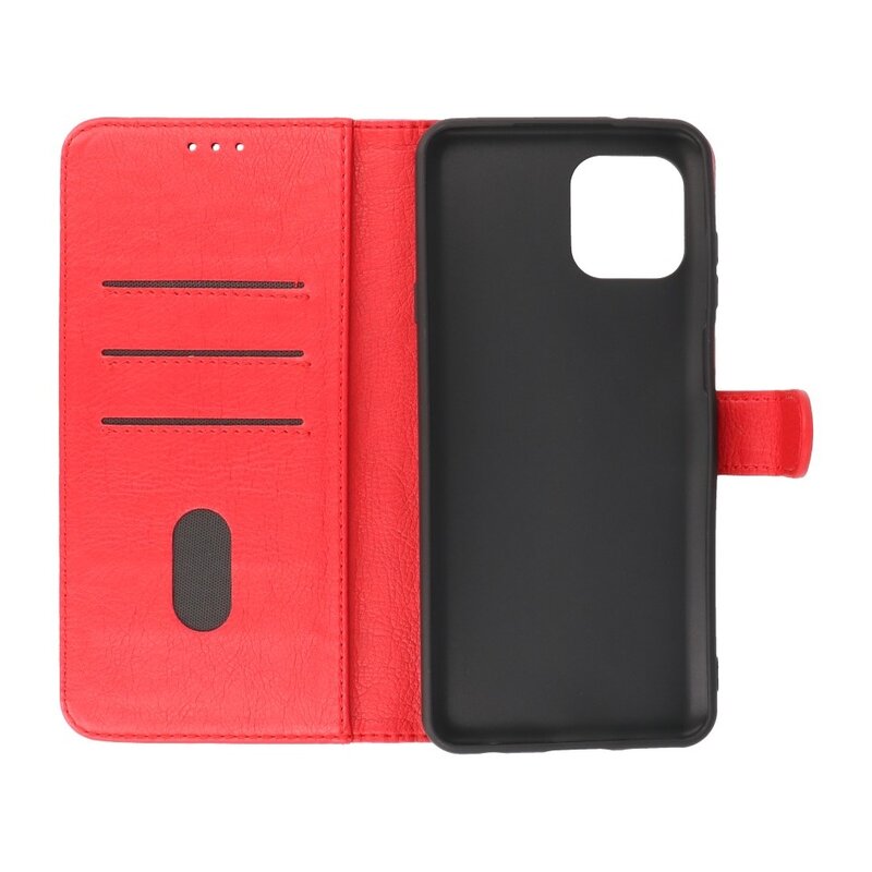 Bookstyle Wallet Cases Case Motorola Moto Edge 20 Lite Rojo