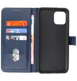 Bookstyle Wallet Cases Hoesje Motorola Moto Edge 20 Lite Navy