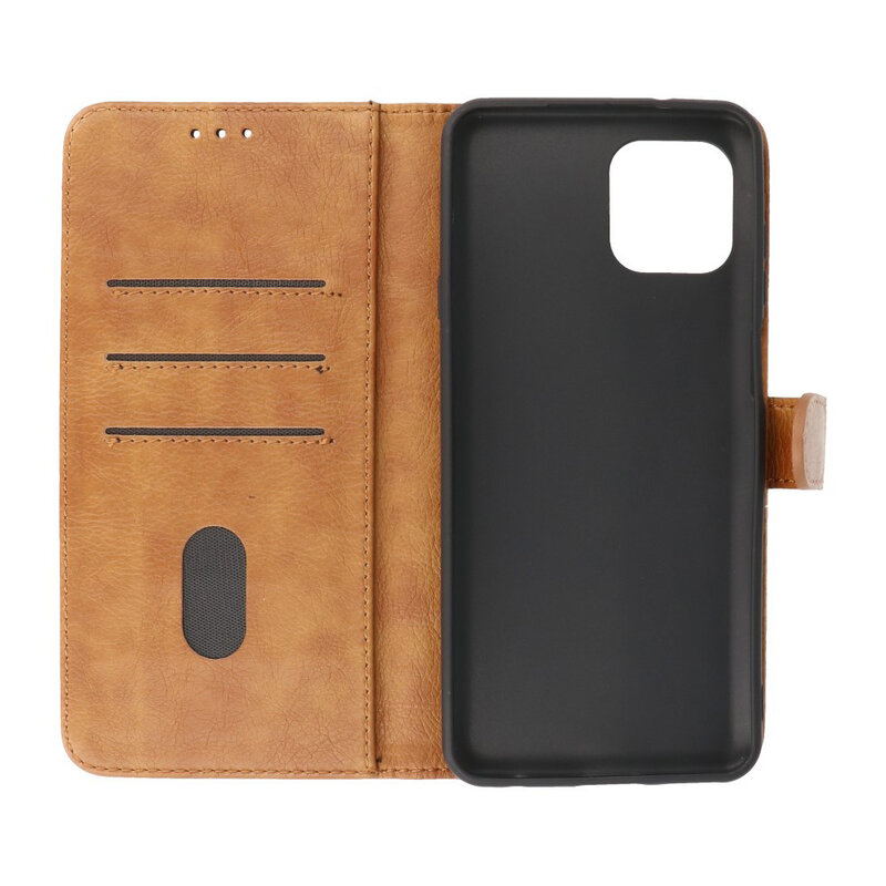 Bookstyle Wallet Cases Case Motorola Moto Edge 20 Lite Marrón