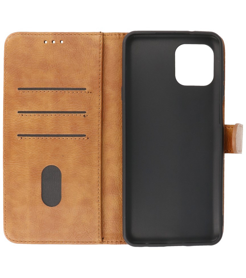 Bookstyle Wallet Cases Case Motorola Moto Edge 20 Lite Brown