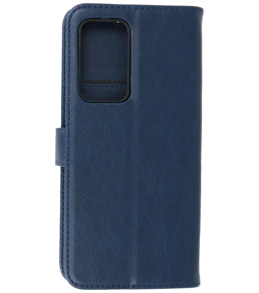 Bookstyle Wallet Cases Case Motorola Moto Edge 20 Pro Azul marino