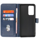 Bookstyle Wallet Cases Hülle Motorola Moto Edge 20 Pro Navy