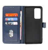 Bookstyle Wallet Cases Etui Motorola Moto Edge 20 Pro Navy