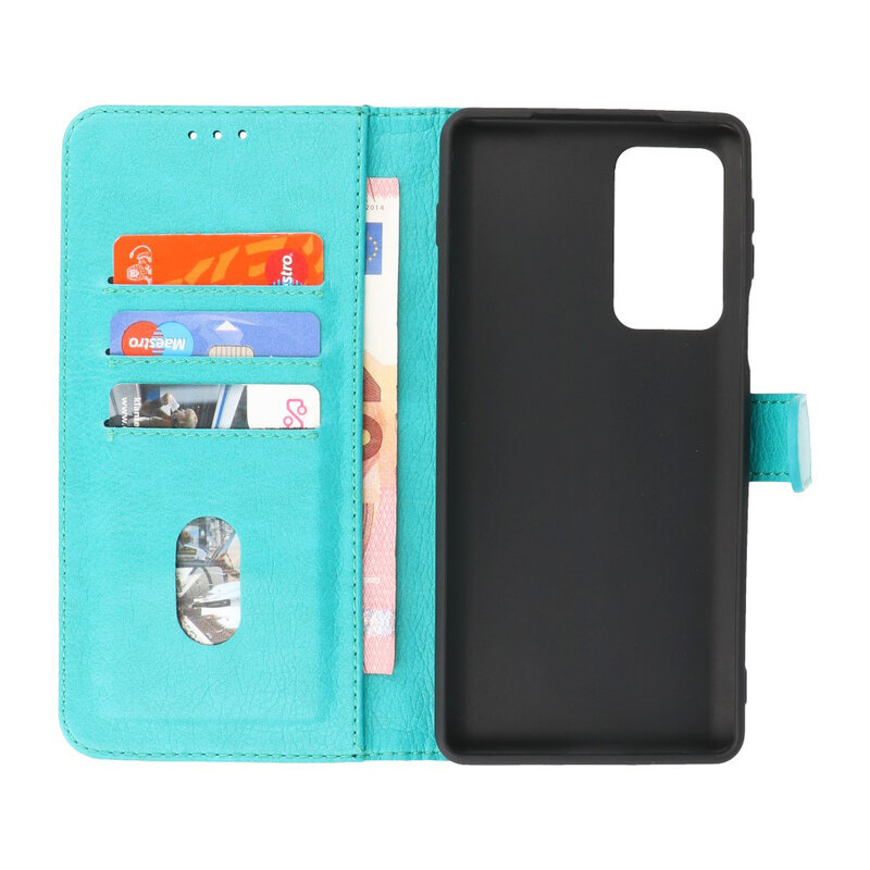 Bookstyle Wallet Cases Case Motorola Moto Edge 20 Pro Green