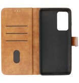 Bookstyle Wallet Cases Hülle Motorola Moto Edge 20 Pro Braun