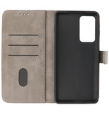 Bookstyle Wallet Cases Case Motorola Moto Edge 20 Pro Grey