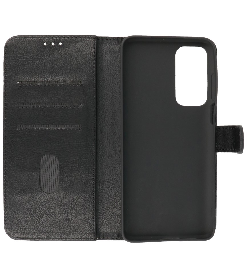 Bookstyle Wallet Cases Etui Motorola Moto Edge 2021 Noir