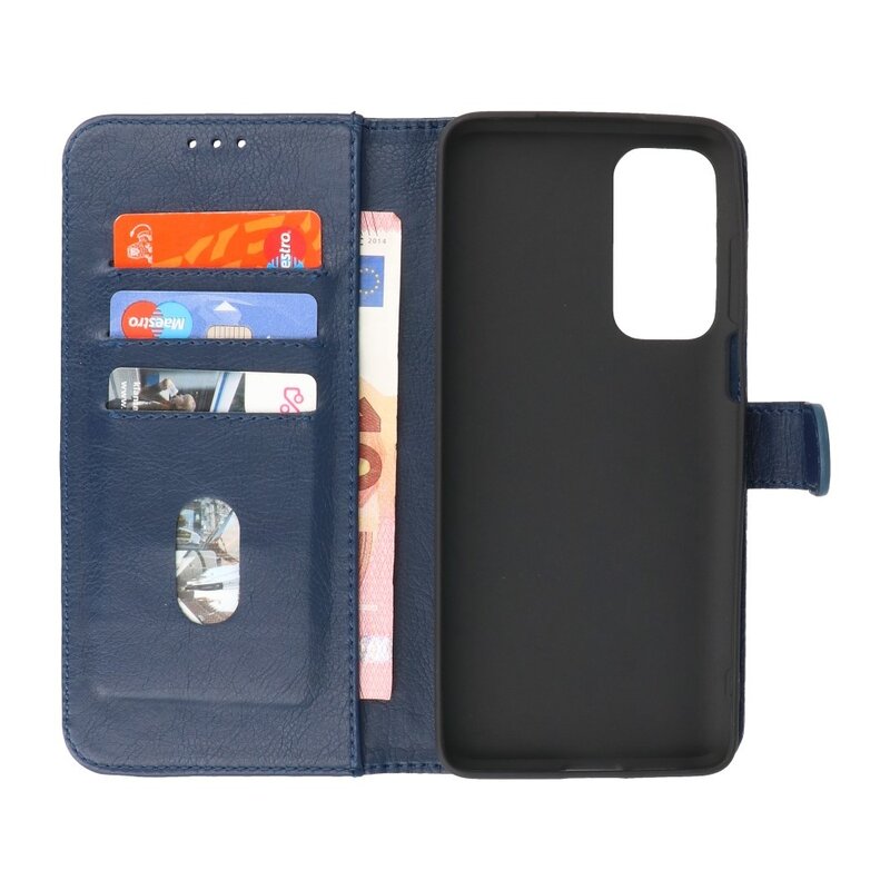 Custodie a portafoglio Bookstyle Custodia Motorola Moto Edge 2021 Navy