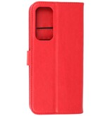 Custodie a portafoglio Bookstyle Custodia Motorola Moto Edge 2021 Rossa