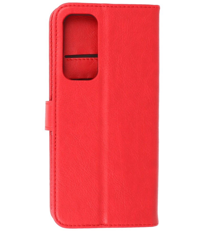 Bookstyle Tegnebog Etui Motorola Moto Edge 2021 Rød