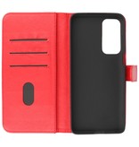 Bookstyle Wallet Cases Etui Motorola Moto Edge 2021 Rouge