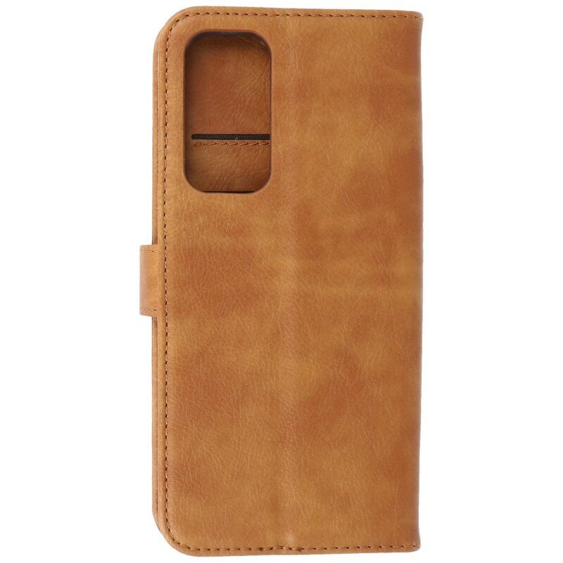 Bookstyle Wallet Cases Etui Motorola Moto Edge 2021 Marron