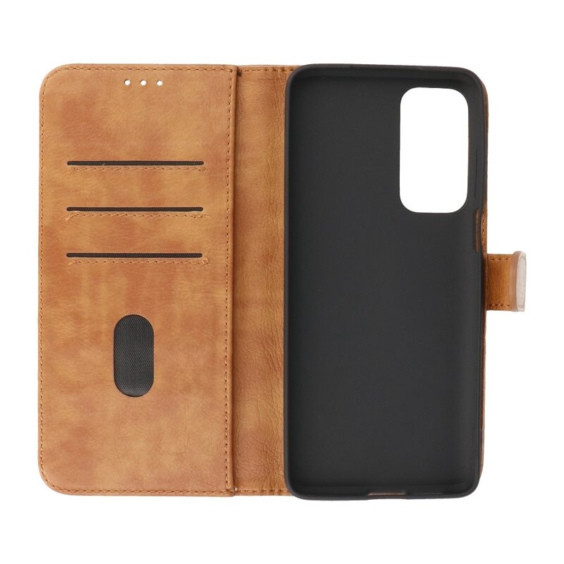 Custodie a portafoglio Bookstyle Custodia Motorola Moto Edge 2021 Marrone