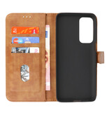 Custodie a portafoglio Bookstyle Custodia Motorola Moto Edge 2021 Marrone