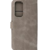 Bookstyle Wallet Cases Hülle Motorola Moto Edge 2021 Grau