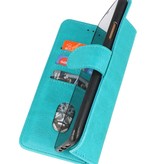 Bookstyle Wallet Cases Hoesje voor iPhone 13 Mini Groen