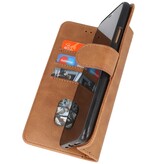 Bookstyle Wallet Cases Hülle für iPhone 13 Braun