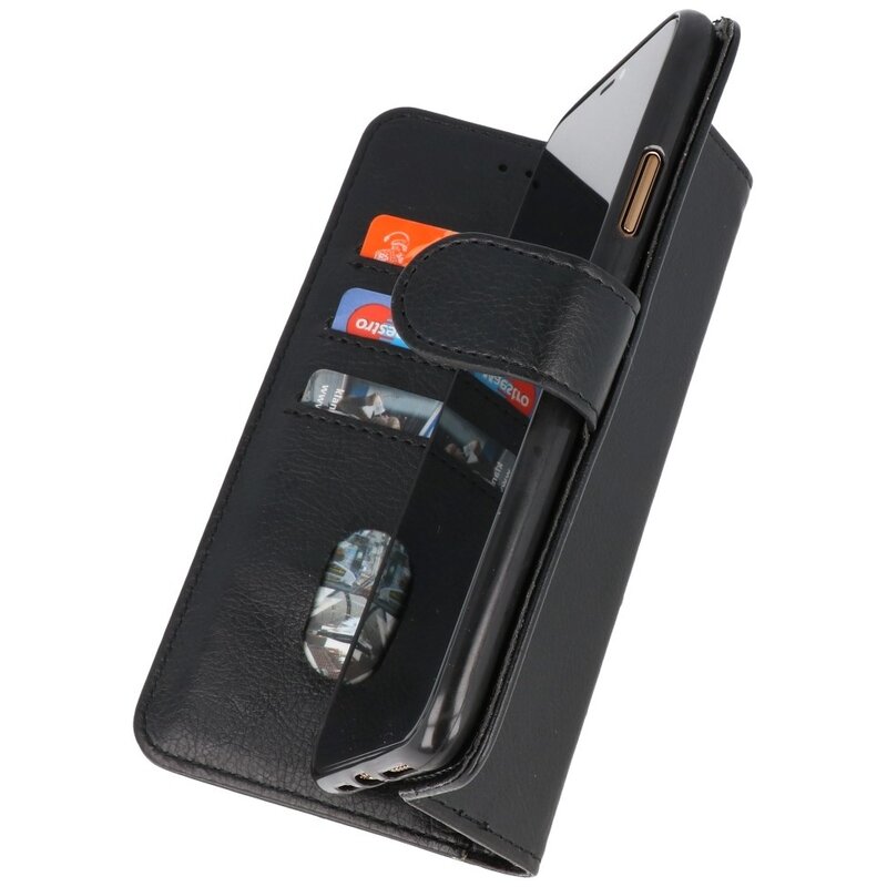 Étui portefeuille Bookstyle pour iPhone 13 Pro Noir