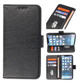 Bookstyle Wallet Cases Hülle für iPhone 13 Mini Schwarz
