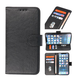 Bookstyle Wallet Cases Hoesje voor iPhone 13 Mini Zwart