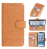 Bookstyle Wallet Cases Hülle für iPhone 13 Mini Braun